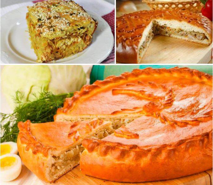 Пирог с капустой — 8 быстрых и вкусных рецептов приготовления Пирог с капустой — 8 быстрых и вкусных рецептов приготовления