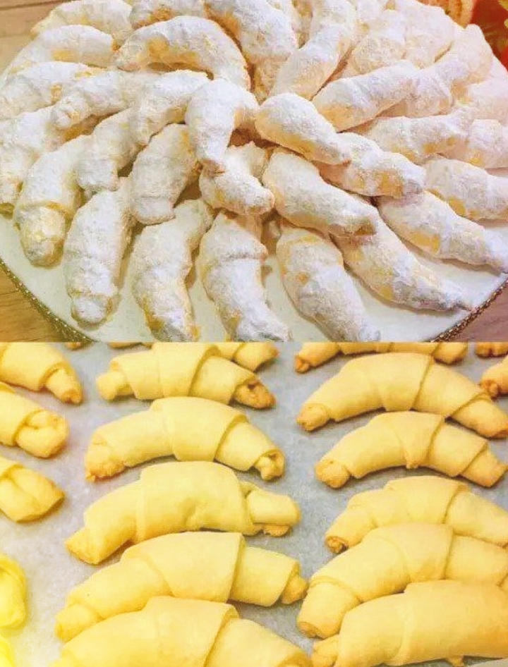 Домашние ванильные рогалики - мягкие и рассыпчатые, нежные и вкусные Домашние ванильные рогалики - мягкие и рассыпчатые, нежные и вкусные