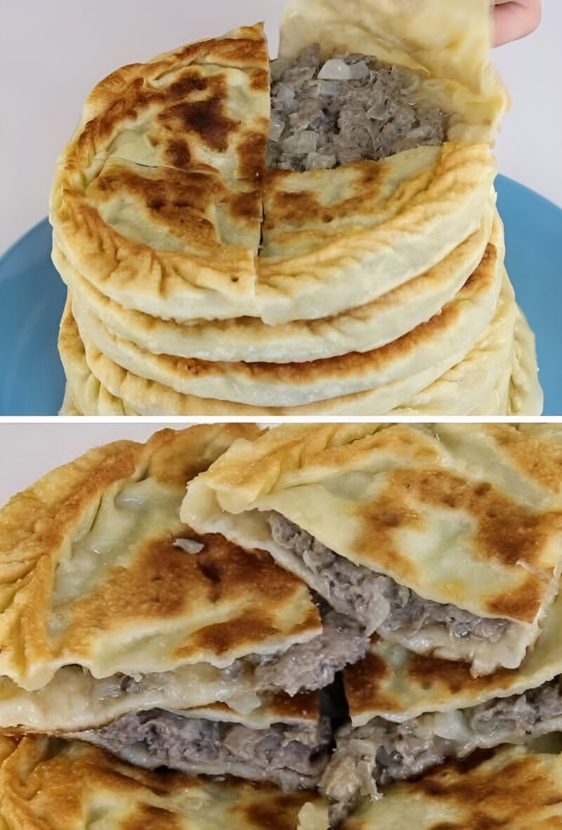 Эти лепешки вкуснее чебуреков: сочные и безумно вкусные