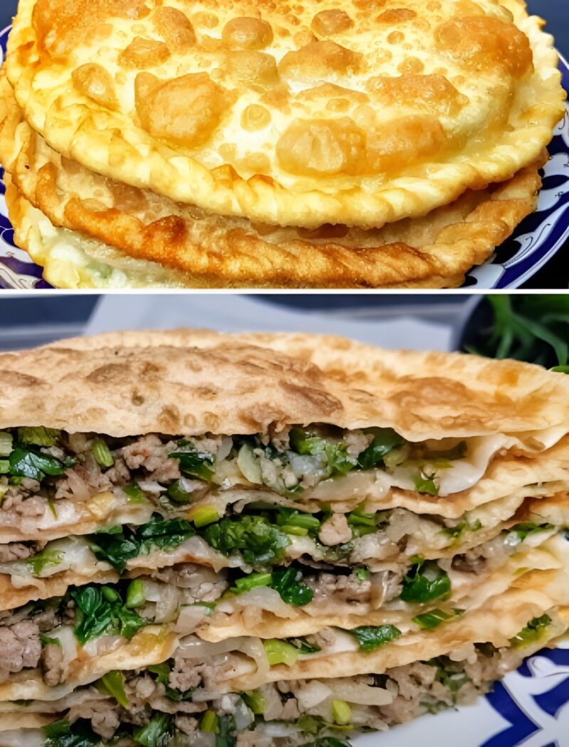 Мука, вода и начинка с секретом. Вкуснее всяких чебуреков: обалденные лепешки на сковороде