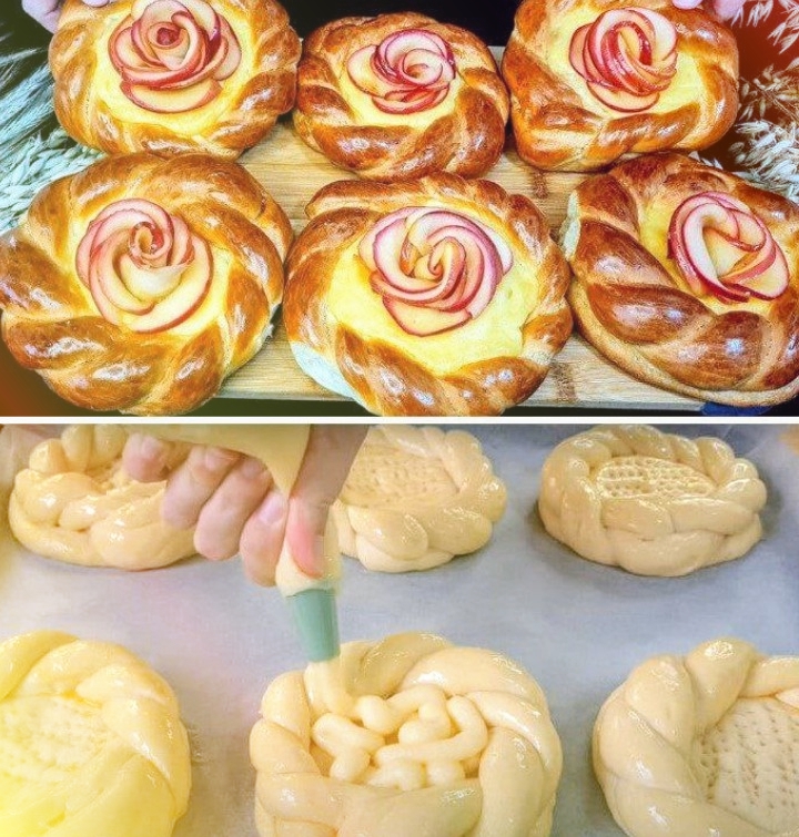 Не булочки, а золото! Такие красивые, что есть жалко!