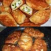 ЖАРЕНЫЕ ПИРОЖКИ С ЗЕЛЕНЫМ ЛУКОМ И ЯЙЦОМ