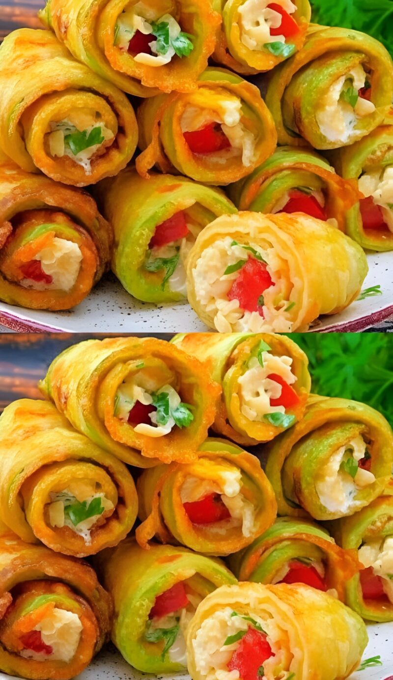 Рулетики из кабачков. Рецепт вкусной и быстрой закуски на праздничный и повседневный стол