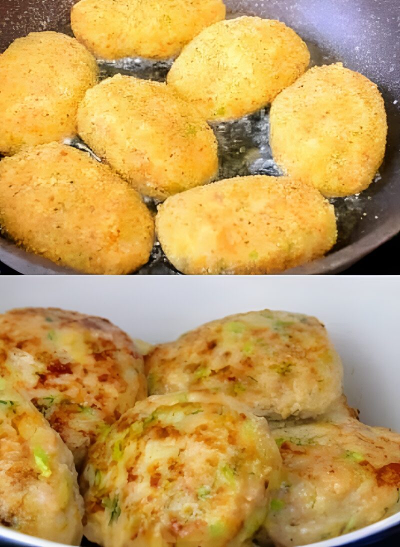 РЫБНЫЕ КОТЛЕТЫ С МОРКОВКОЙ, СЫРОМ И ЗЕЛЕНЬЮ