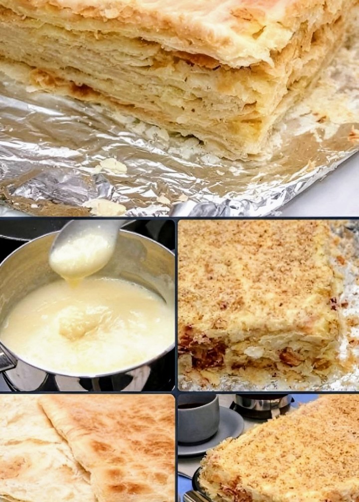 ТОРТ "НАПОЛЕОН" Невероятно вкусный тортик, просто тает во рту 