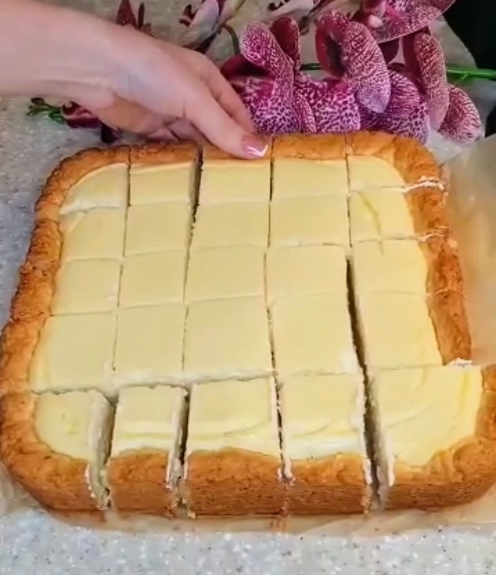 ТВОРОЖНО-СМЕТАННЫЙ ПИРОГ Очень нежный вкус, как чизкейк 