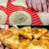 Яйцо, кефир и 10 минут времени. Готовим вкуснейшие пирожки. Муж за обе щеки уплетает