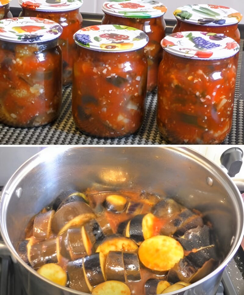 Баклажаны в томатном соусе с чесноком и зеленью. На зиму то что нужно! Баклажаны в томатном соусе с чесноком и зеленью. На зиму то что нужно!