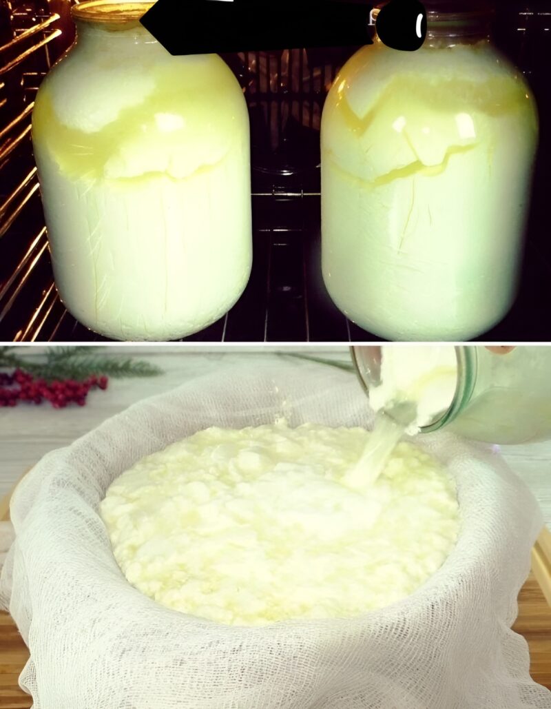 Когда мне хочется действительно вкусного творога, я готовлю его сама, в духовке (простой рецепт домашнего творога)