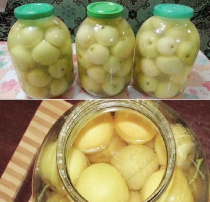 Мочёные яблоки в банках