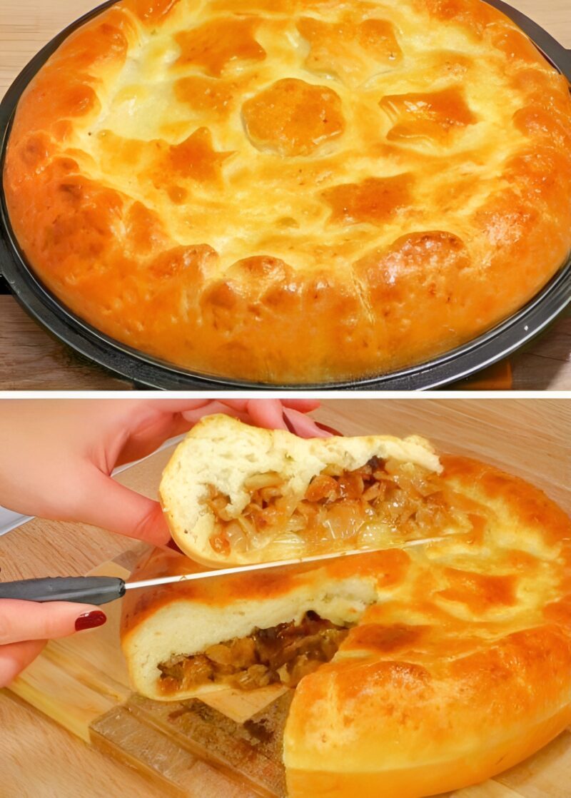 Очень вкусный пирог с капустой. Еще и готовится просто: замешал тесто, положил начинку и в духовку Очень вкусный пирог с капустой. Еще и готовится просто: замешал тесто, положил начинку и в духовку