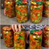 Всем друзьям советую закрывать побольше банок по этому рецепту: КУБАНСКИЙ САЛАТ НА ЗИМУ, банки храню в шкафу