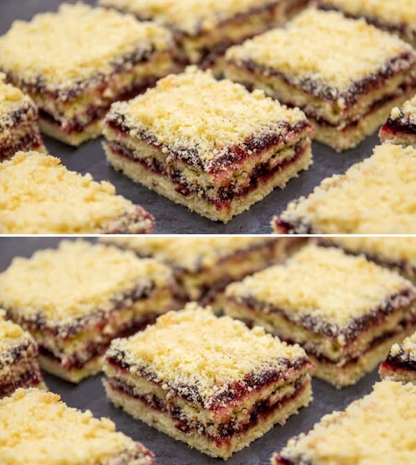 Я и не думала, что оно готовится так просто! 🍪✨ Песочное пирожное с вареньем – это просто бомба! Я и не думала, что оно готовится так просто! 🍪✨ Песочное пирожное с вареньем – это просто бомба!