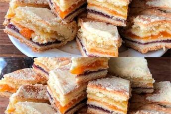 Татарский трехслойный пирог. Просто, вкусно и красиво