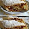 ШТРУДЕЛЬ ЯБЛОЧНЫЙ Очень вкусный и полезный десерт. Такой штрудель можно готовить даже в пост.