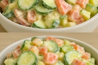 Этот салат — настоящая находка! 🥒🥚 Свежий, лёгкий и при этом удивительно вкусный — готовится за минуты, а съедается первым со стола! 😋 Идеален и для ужина, и для праздничного стола.