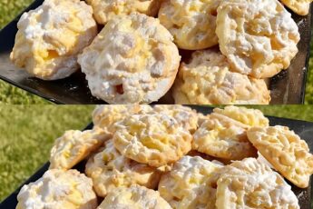 Итальянское печенье с нежнейшим кремом и фруктами — просто тает во рту! 😍 Идеальный десерт, который выглядит эффектно и готовится легко!