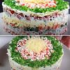 Новый салат с крабовыми палочками. Необычное сочетание и свежий вкус