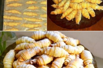 ПЕСОЧНЫЕ РОГАЛИКИ ВСЕГО ИЗ ТРЁХ ИНГРЕДИЕНТОВ
