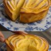 Творожная шарлотка с яблоками