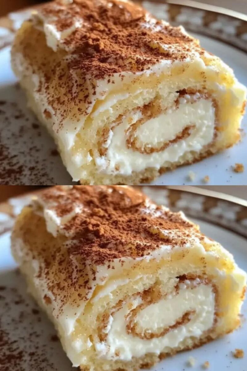 ВКУСНЕЙШИЙ БИСКВИТНЫЙ РУЛЕТ