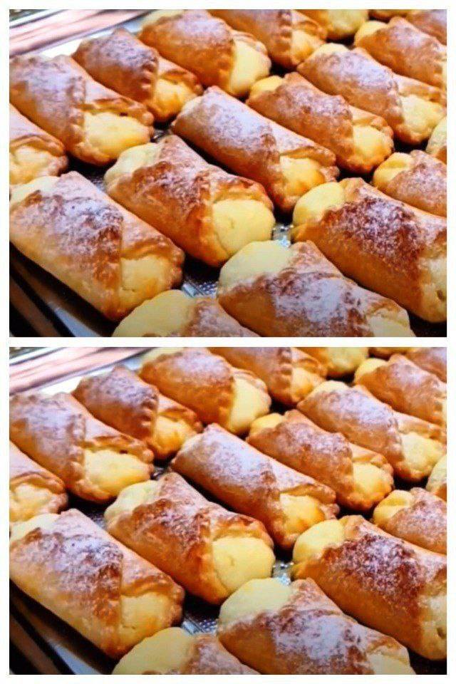 Вкусное печенье с творожной начинкой.Такое вкусное печенье с творожной начинкой, вы можете готовить не только на каждый день – оно отлично смотрится на праздничном столе и очень нравится детям.