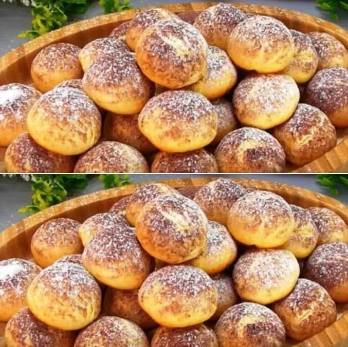 Вкусное печенье за 25 минут. Всегда готовлю его, если в холодильнике залежалось немного сметаны