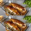 Запечённая скумбрия в духовке — просто тает во рту! 🤤 Идеальный рецепт с неповторимым вкусом, который захочется готовить снова и снова!