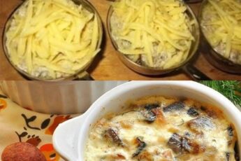 ЖУЛЬЕН С КУРИЦЕЙ И ГРИБАМИ НА СКОВОРОДЕ СО СМЕТАНОЙ