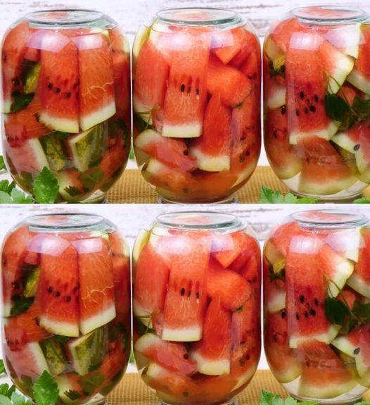 Консервация вкусных арбузов в банках без уксуса и стерилизации. Консервация вкусных арбузов в банках без уксуса и стерилизации.