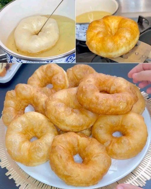 Лучший рецепт вкусных пончиков. Очень пышные и не впитывают масло Лучший рецепт вкусных пончиков. Очень пышные и не впитывают масло
