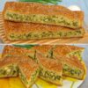 ЗАЛИВНОЙ ПИРОГ С ЗЕЛЁНЫМ ЛУКОМ И ЯЙЦОМ НА КЕФИРЕ