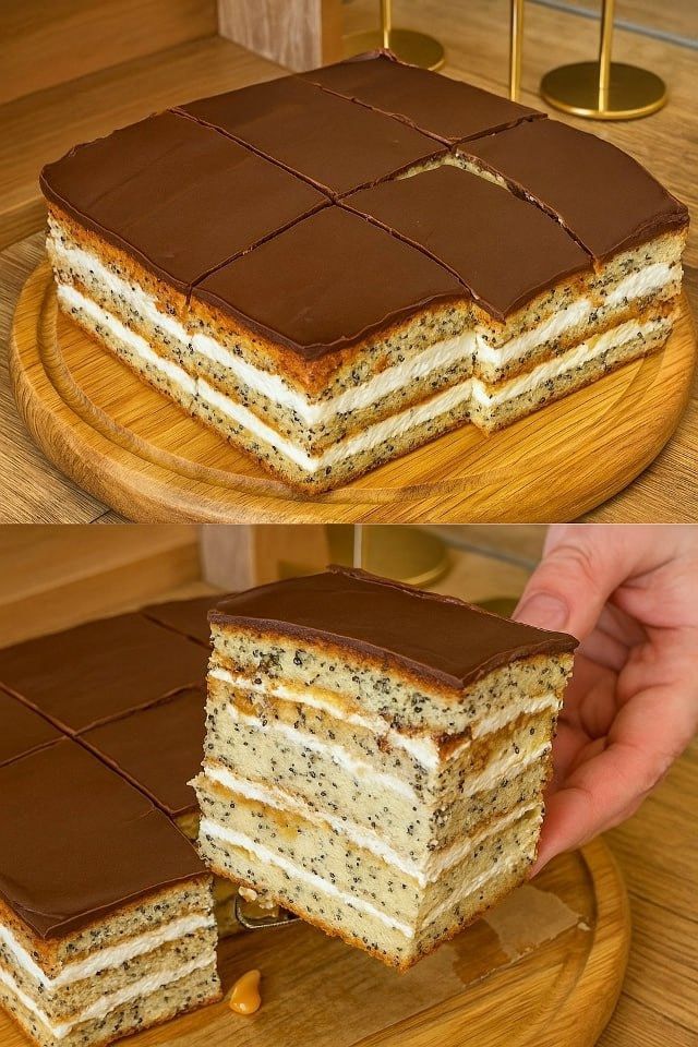 МАКОВО-БАНАНОВЫЙ ТОРТ🍰🍰
Нежный, ароматный и невероятно вкусный — торт, который покорит ваше сердце❤️