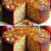 Полезный овсяный пирог без сахара с яблоком и морковью