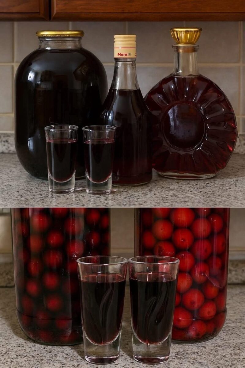 4 ст. ягод, 4 ст. сахара, 4 ст. воды и 4 ст. водки — для самой вкусной ягодной наливки!Наливка получается с насыщенным вкусом свежих ягод и ярким ароматом — идеально подходит и для угощения гостей, и для десертов.
