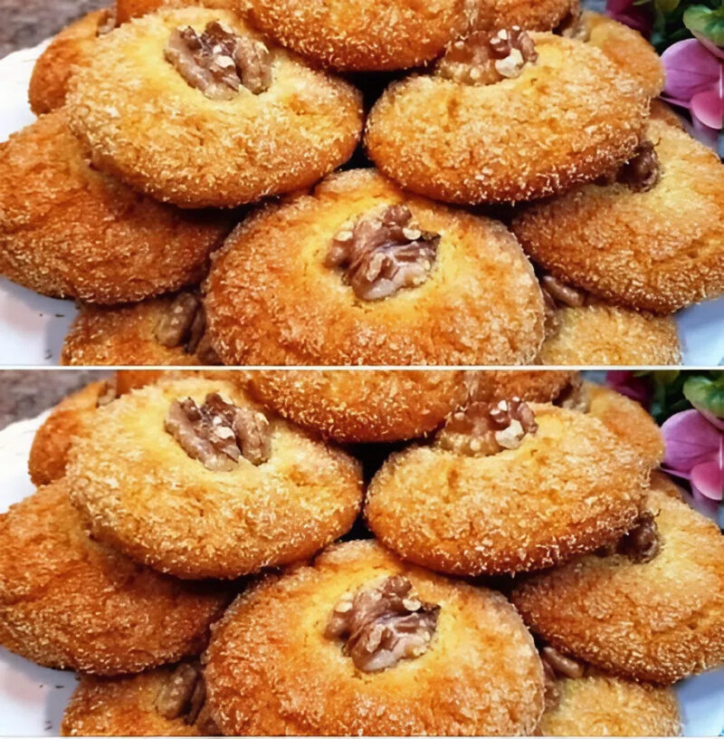 Знаменитое печенье без муки! Нежное, ароматное и тает во рту 😍 Минимум ингредиентов — максимум вкуса!