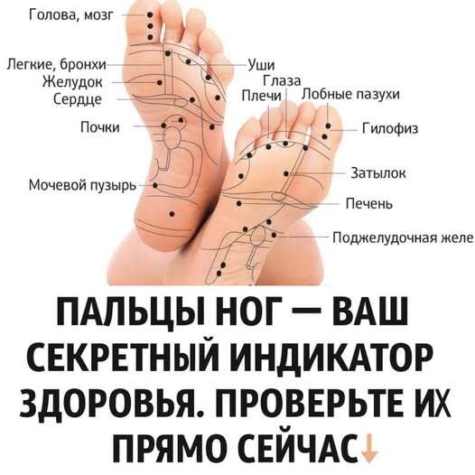 Пальцы ног — ваш секретный индикатор здоровья. Проверьте их прямо сейчас!