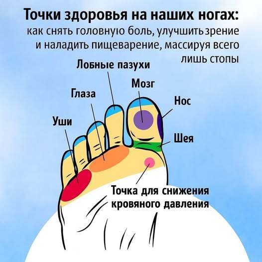 Точки здоровья на наших ногах. Как снять головную боль, улучшить зрение и наладить пищеварение, массируя всего лишь стопы Точки здоровья на наших ногах. Как снять головную боль, улучшить зрение и наладить пищеварение, массируя всего лишь стопы