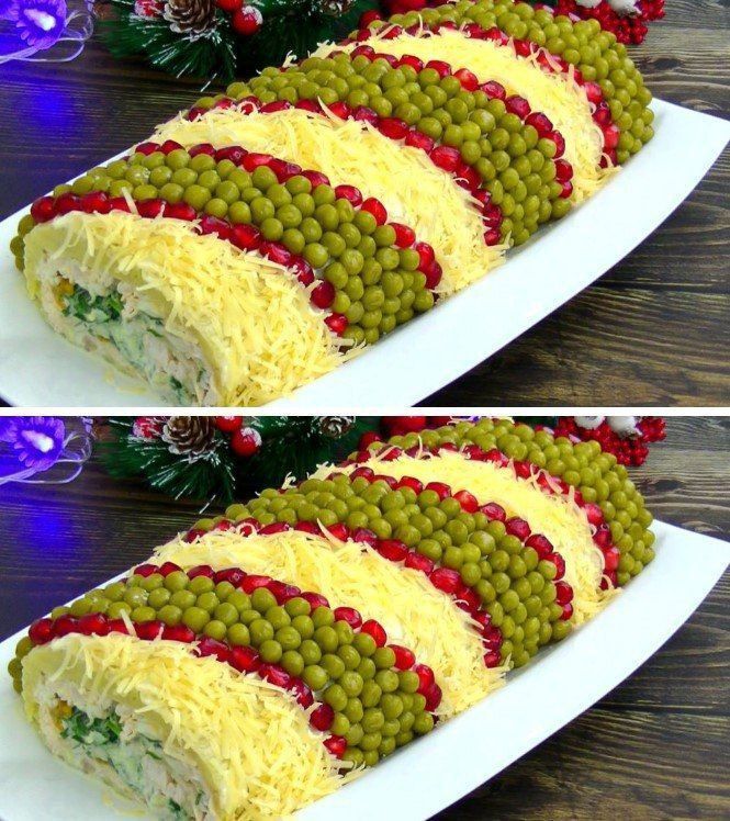 Вкусный салат на Новый год "БУСЫ" Вкусный салат на Новый год "БУСЫ"