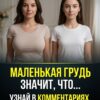 МАЛЕНЬКАЯ ГРУДЬ ЗНАЧИТ, ЧТО...