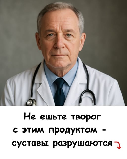 Не ешьте творог с этим продуктом – суставы разрушаются. Не ешьте творог с этим продуктом – суставы разрушаются.