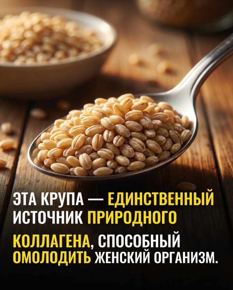 Уникальная крупа, которая насыщена природным коллагеном и способствует омоложению женского организма.