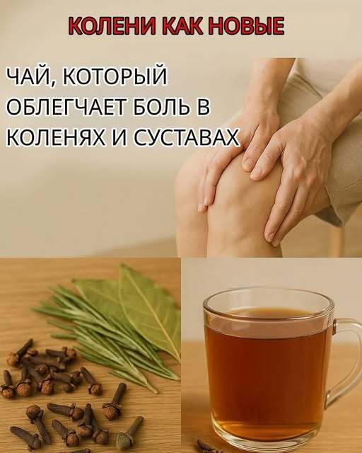 Чай, который прекращает боль в коленях и суставах