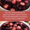 Чеснок, смоченный в красном вине, снижает уровень холестерина, очищает кровь, нормализует сердечно-сосудистую систему, выводит из организма..