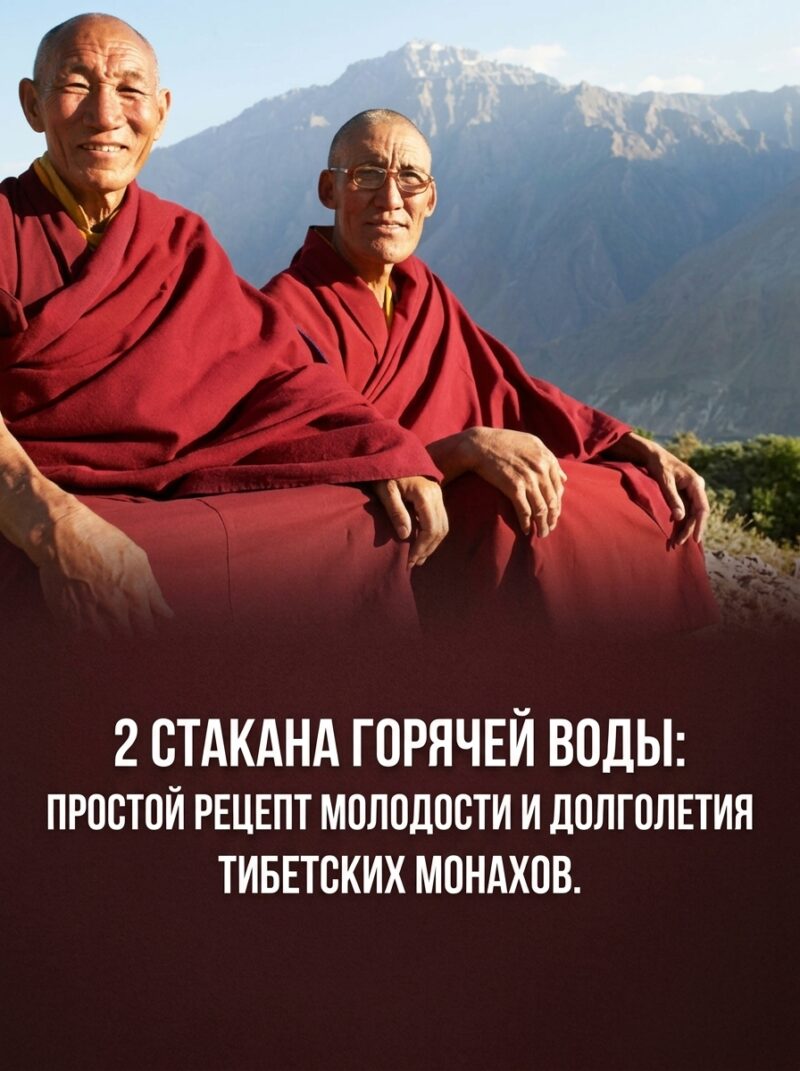 Два стакана горячей воды — секрет долголетия и сохранения молодости, которым пользуются тибетские монахи. Два стакана горячей воды — секрет долголетия и сохранения молодости, которым пользуются тибетские монахи.