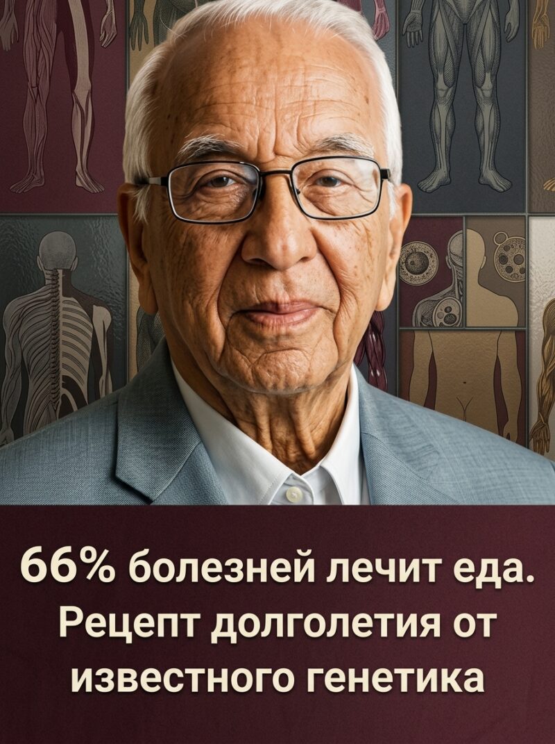 Две трети всех недугов можно победить с помощью правильного питания. Делюсь секретом долголетия от прославленного генетика