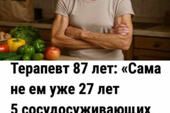 Терапевт 87 лет: «Сама не ем уже 27 лет 5 сосудосуживающих продуктов — поэтому и живу в здравом уме».