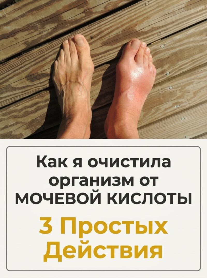 Вернула суставам подвижность, как 20 лет назад. Делюсь 3 простыми методами, которые помогают снизить уровень мочевой кислоты.