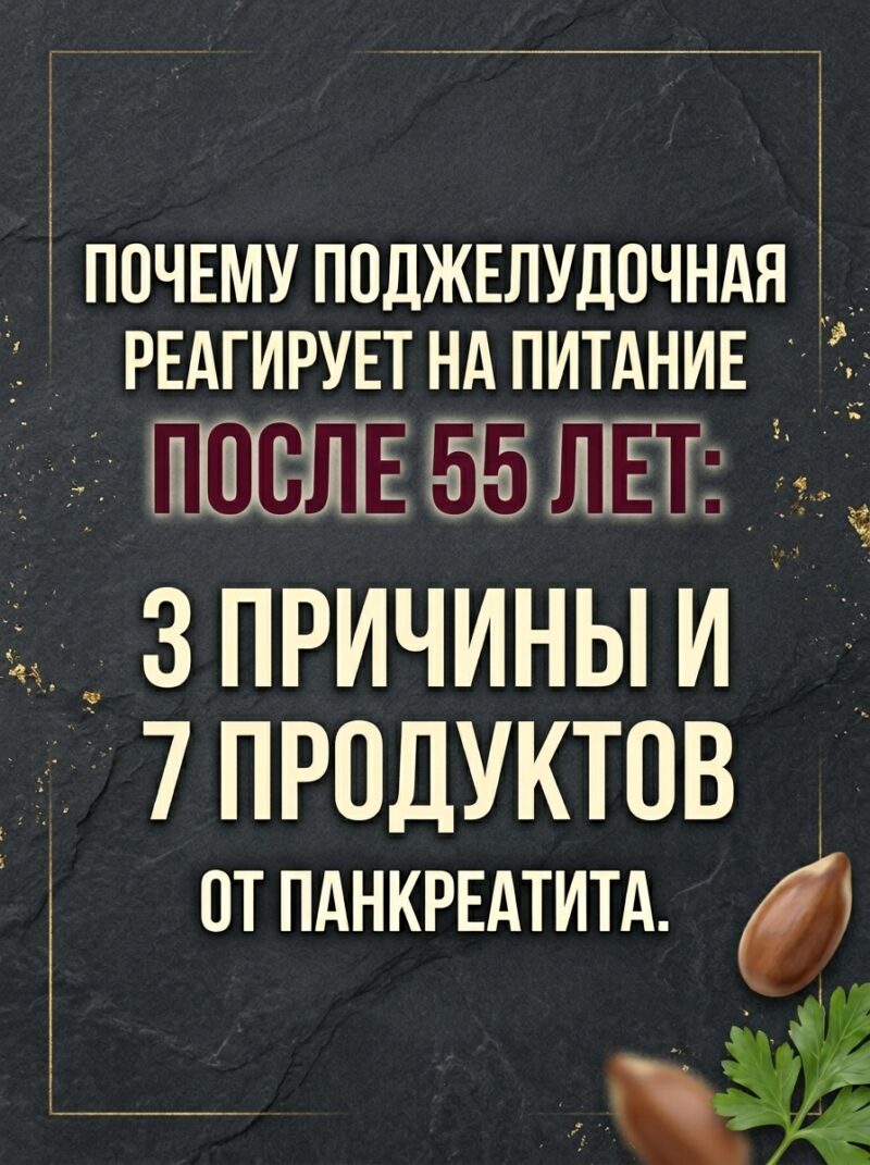 Вот почему поджелудочная железа становится более чувствительной к еде после 55 лет: 3 ключевые причины и список из 7 продуктов для профилактики панкреатита. Вот почему поджелудочная железа становится более чувствительной к еде после 55 лет: 3 ключевые причины и список из 7 продуктов для профилактики панкреатита.