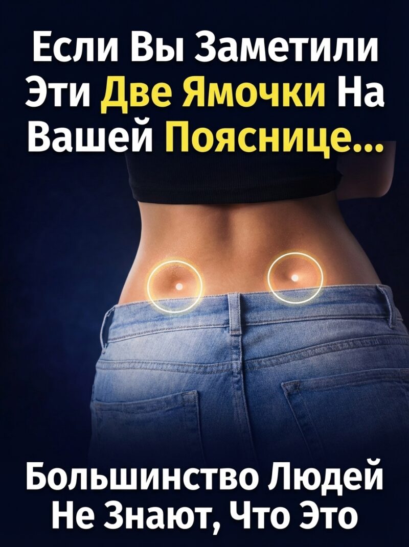 Если вы заметили на пояснице два небольших углубления, это может означать кое-что любопытное… 